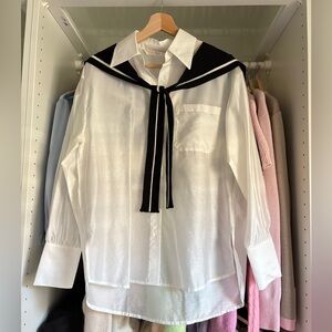 Tencel Blend Women Long Sleeve Shirt Set